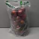 KI Store Burgundy Christmas Balls 20pcs 3.15-Inch Christmas Tree Decoration Ornaments for Xmas Tree Holiday Wreath Garland Decor Ornaments Hooks Included