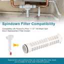 1-1/2" 100 Mesh Spin Down Filter Screen for Rusco Vu Flow Sediment Filters
