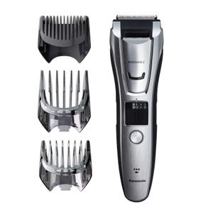 Panasonic Multi-Groomer Mens Trimmer for Beard, Hair and Body, 39 Trim Length Settings with 3 Attachments, Corded/Cordless Operation  ER-GB80-S (Silver) (4 Piece Set)