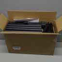 UME 10 Pack Solar Pathway Lights Outdoor, Bright Solar Garden Lights with Metal DesignIP65 Waterproof, Auto On/Off, 3000K LED Landscape Lighting for Yard, Lawn, Walkway, Driveway, Patio Decor (Black)