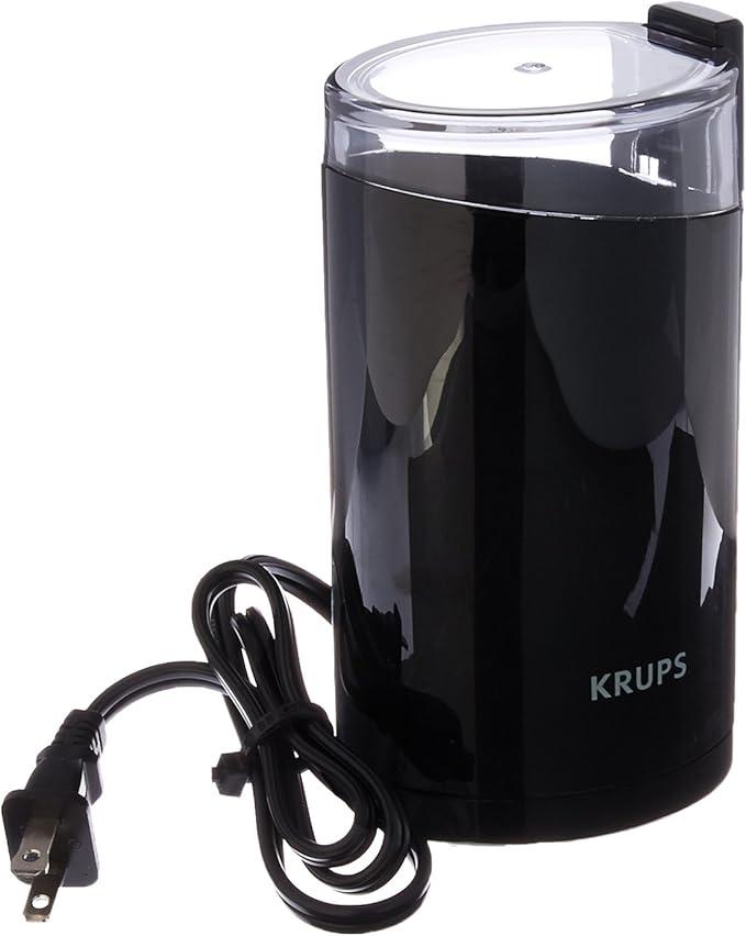 Krups Fast Touch Coffee Grinder Electric 3 Oz. Black
