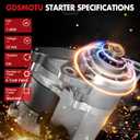 New Starter Compatible for Toyota for Corona 2.4L 1981-1982 for Toyota for Pickup 2.4L 1981-1993, 1.2kW/12 Volt Starter Motor Replace 028000-5900 128000-1240