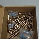 Franklin Brass Bar Adjusta-Pull 1-3/8-in to 4-in , 35 mm to 102 mm Center to Center Champagne Bronze Adjustable Rectangular Bar Drawer Pull 15 Pcs