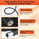 FIXFANS Pressure Washer Gun and Hose Kit, Replacement Pressure Washer Extension Wand Compatible with Some of Portland Husky Black Decker Ford Pulsar ShopForce Taskforce Powerwasher Taskmaster