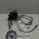 2-in-1 Shower Head with Handheld Combo: 2.5GPM Rainfall Shower Head & Handheld Shower Head Use Together or Alone, 9 Spray Settings Hand Held Shower Head with Hose, Shower Trim Systems (Chrome)