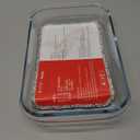 FOYO Basics Tempered Glass Baking Dish, 2 Quart Clear Oblong Dish Set, Casserole Dish Cooking Oven Bake