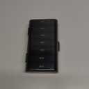 PULIV Extra Large Weekly Pill Organizer 2 Times a Day, One-Side Open Pill Box 7 Day for Easy Filling, Black Privacy Protection AM PM Pill Case for Vitamins, Medication, Supplements, Fish Oils Black