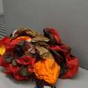 COMIN 6.7 FT Long Thanksgiving Inflatables Turkey Baby with Built-in LEDs Blow Up Yard Decoration for Holiday Party Indoor Outdoor Garden Lawn