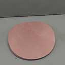 100PCS Rose Gold Paper Placemats Disposable 13.4 Inch Round Glitter Paper Place Mats Rose Golden Decorative Shiny Table Mats for Birthday Wedding Mother's Day Party Sparkle Table Decor