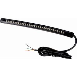 Universal led Light Strip Tail Brake Stop Turn Signal 32LED 8" Flexible led light for motorcycle