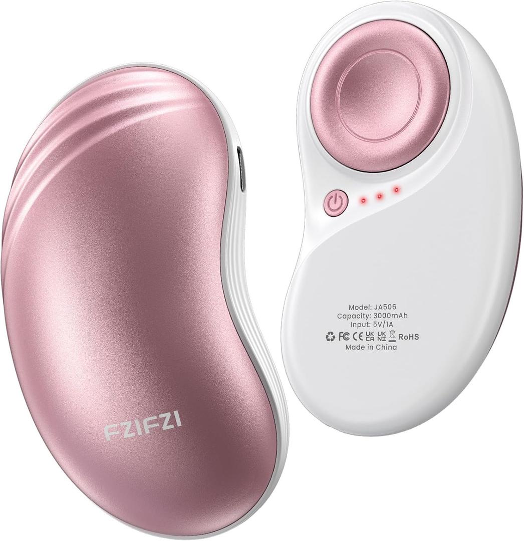 Electric Hand Warmers Rechargeable 2 Pack Handwarmers - Magnetic Hand Warmers 3000mah, Reusable, Portable, USB Charging Pocket Heater for Golf, Camping, Fishing, Outdoor, Gifts for Women, Men