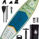 DAMA Premium Inflatable Stand Up Paddle Board (6 inch Thick), sup Board for Adults, SUP, Yoga Boards, Fishing Paddle Boards w/SUP Accessories, 4pcs Kayak Paddle, 32 Wide Stance, Non-Slip Deck (Fresh water 11'*33''*6'')