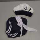 XM Nyan May's Baby Toddler Boys Sailor Stripe Romper Marine Navy Romper Outfit, Size: 2 - 3 T