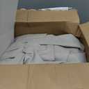 Taupe Linen Curtains 100 Inch Length 2 Panels Set Semi Sheer Light Filtering Privacy Window Drapes for Living Room Dark Flax Viral Pinch Pleated Curtains 100 Inches with Hooks Rings Burlywood Birch