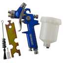 AB Tools Mini HVLP Gravity Feed Spray Gun 1.0mm Nozzle & 1/4" BSP in Line Moisture Trap