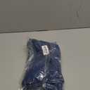 luvamia Bermuda Shorts for Women Jean High Waisted Trendy Patch Pockets Casual Summer Button Fly Stretchy Denim Shorts (Medium, Classic Blue)