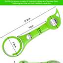 2 x Jar Opener for Seniors with Arthritis Weak Hand, Easy Twist Off Bottle Caps, Gifts for Elderly (Green)