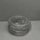 Wire Reinforced Hose 1" id - 10ft Clear High Pressure Suction Line Plastic Vinyl Tubing with Spiral Steel Wire, Drain Water Fuel Powder