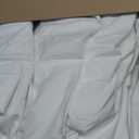 10 Pack White Round Tablecloths, 120 Inch Stain Resistant and Wrinkle Polyester Fabric Washable Table Clothes Cover for Kitchen Dining, Wedding, Reception Banquet, Birthday Party, Buffet Restaurant