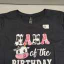 Dada of The Birthday Girl Farm Cow 1St Birthday Girl T-Shirt M