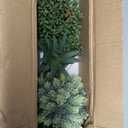 Winlyn Set of 3 Assorted Artificial Succulent Plants in White Concrete Pots Faux Aloe Hops String of Pearls Potted Plants Small Fake Plants for Home Garden Office Desk Counter Shelf Windowsill Decor