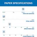 Hammermill Printer Paper, 20 lb Copy Paper, 8.5 x 14-1 Ream (500 Sheets) - 92 Bright, Made in the USA