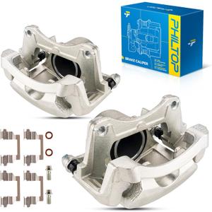 PHILTOP Brake Caliper Front Compatible with 2004-2012 Chevrolet Malibu, 2005-2010 Pontiac G6, 2007-2009 Saturn Aura, 2006-2009 Pontiac Solstice, 2007-2010 Saturn Sky, 18-B4910A, 18-B4911A