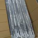 50 Pack Wedding Clear Umbrella Bulk for Rain, Transparent POE Auto Open,Large Windproof Stick Umbrellas with White J-Hook Handle for Guests, Wedding Bride Groom Photography, Prom, Graduation, Golf, Parties, Transparent Umbrella.
