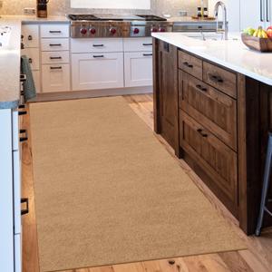 Outdoor/Indoor 2ft x 6ft Runner Rug, Hallway Custom Sizes Non-Slip Rubber Backing Area Runner Rugs Waterproof Carpet Rugs for Kitchen Entryway Balcony Garage Stair Laundry