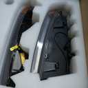 Set of 2 Partsam LED Headlights Assembly DOT Approved with Start-up Light DRL Sequential Turn Signal Hi/Low Sealed Beam Side Marker Lights Replacement for Silverado Avalanche 2003-2006