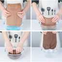 Healvian 6 PCS Broom Replacement Cloth Mop Cloth Washable Lazy Broom Cloths Reusable Mop Pads Household Cleaning Tool (Random Color)