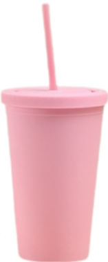 JIA WEI TUMBLER LID AND STRAW 24pcs PINK