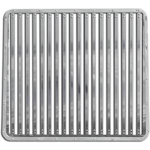 RoadWorks | Stainless Steel Grille with 18 Vertical Bars for Peterbilt 379 Extended Hood | 35100