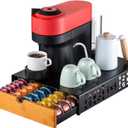 Flagship for Nespresso Pod Holder Coffee Pod Organizer for Vertuo Pod Storage Morden Design Large Capacity Fits All Size Vertuo Pods