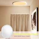 LightingWill 12 Inch LED Flush Mount Ceiling Light Fixture, 2800K Warm White, 3200LM, 24W, Flat Modern Round Lighting Fixture, 240W Equivalent White Ceiling Lamp for Kitchens, Bedrooms.etc.