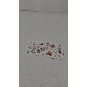 Stickers for Scrapbooking Kit Three Meals Aesthetic Paper Diary Planner Junk Journaling Decorative Supplies 20 Pcs/Pack