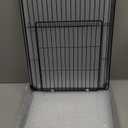 20 Panels Small Animals Playpen, 48" x 24" x 16" Transparent Pet Playpen with Waterproof Mat,Portable Plastic Enclosure Cage for Chicken/Guinea Pigs/Bunny/Ferrets/Hamsters/Hedgehogs Indoors Outdoor