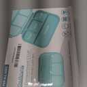 Bento Box Adult Lunch Box, Containers for Adults Men Women with 4 Compartments, Lunchable Food Container with Utensils, Sauce Jar, Muffin Liners, 40 Oz/5 Cup, Microwave & Dishwasher Safe, Brown (1200ML)