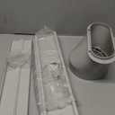 Portable Air Conditioner Window Kit with Coupler, 5.9 Inch Adjustable Window Seal Plate for A/C Units, Sliding AC Vent Kit for Ducting