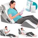 Orthopedic Bed Wedge Pillow Set 4PCS – Memory Foam Wedge Pillow for After Surgery, Shoulder Surgery, Sleeping, Back, Leg, Arm Support – Post Surgery, Acid Reflux, GERD, Snoring Relief