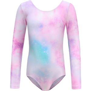 MISCO Gymnastics Leotards for Girls, Dancing Athletic Leotards for 2-13 Years, 11-12Y(160CM) (Phantoms)
