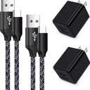 USB Type C Wall Charger Block Cube Fast Charging C Charger Cable Cord 6ft for Samsung Galaxy S26/S25/S22/S21/S21 Ultra/S20/S10e/S9/S8/A10e/A20/A50/A71/Note 20/10/9,Google Pixel 10 9 5 4,Moto G8 G7