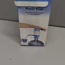 5 Gallon Water Pump, Manual Water Pump, for 5 Gallon Water Bottles, Made Plastic, Cleaning Brush Included(Blue)