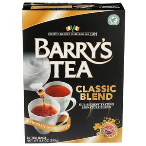  Barry's Tea Bags, Classic Blend, 80 Count, 8.8 Oz, (00102506) BBD : 08/29/26