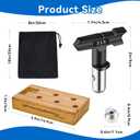 5Pcs Sprayer Tips, Airless Paint Sprayer Tips, Paired with Wooden Base and Black Portable Bag for Easy Storage(109,213,315,413,621)