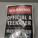 13th Birthday Decorations for Boys, Caution Happy 13th Birthday Party Supplies Decor with Backdrop, Banner, Balloons, Centerpieces, Hanging Swirls, Wall Signs, Sash, Hat