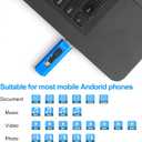 256GB 3in1 High Speed Photo Backup Flash Drive Memory Stick for PC/Laptop/Android Phones.Photo Memory Stick for Samsung,LG,Google Pixel,Hua Wei,Moto,One Plus ect.(Type C/Micro/USB A)