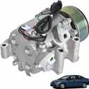 munirater AC Compressor w/Clutch Replacement for 2006-2011 Civic 1.8L 38810RNAA02 38810RNAA01 CO4918AC