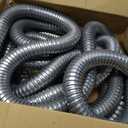 Wesiti 1.5" x 25 ft Galvanized Steel Flexible Conduit, Outdoor Electrical Conduit for Greenfield Wiring