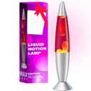 Large Yellow Liquid Motion Lamp with Light Bulb 16 Inch Giant Purple Liquid Motion Lamps for Kids Adults Night Light Table Lamp Classic Retro Volcano Lamp Home Decor Desk Light Bedroom Living Room
